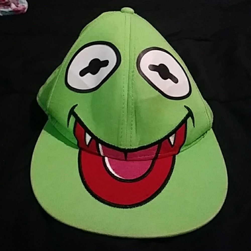 Evil Kermit the frog baseball hat